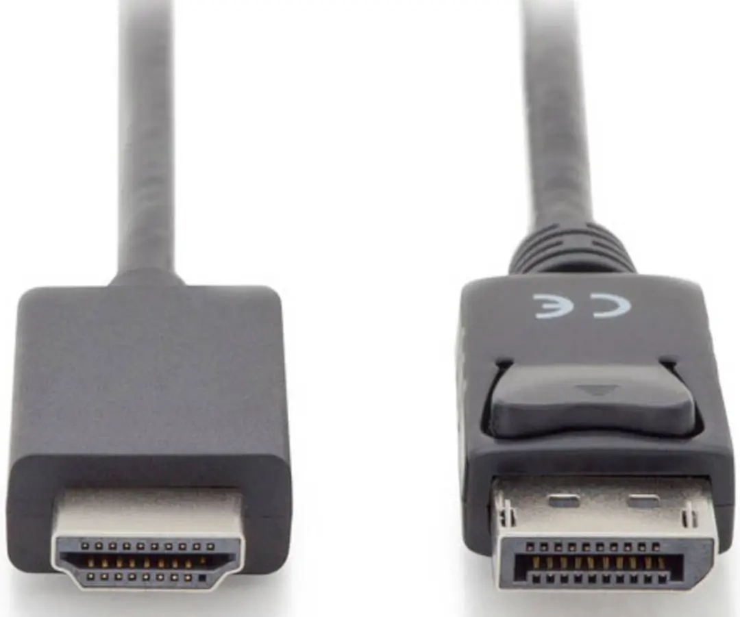 Digitus AK-340303-010-S DisplayPort naar HDMI Adapterkabel 1m - Zwart