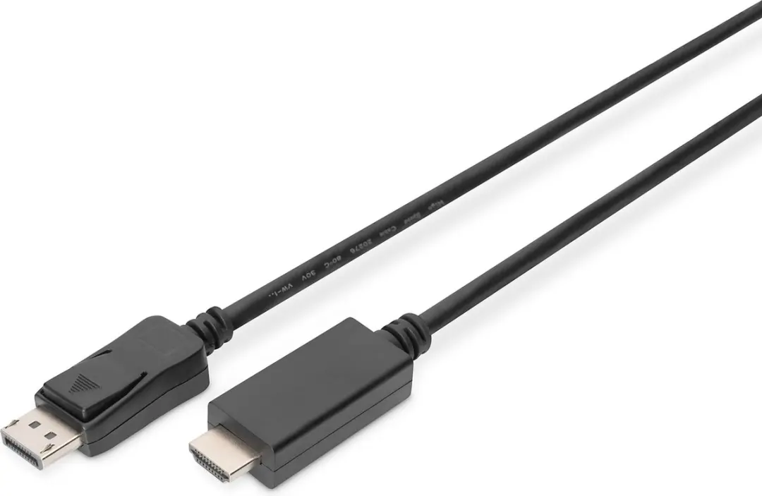 Digitus AK-340303-010-S DisplayPort naar HDMI Adapterkabel 1m