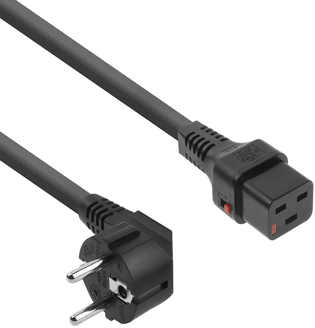 ACT Netsnoer Schuko CEE 7/7 male (haaks)