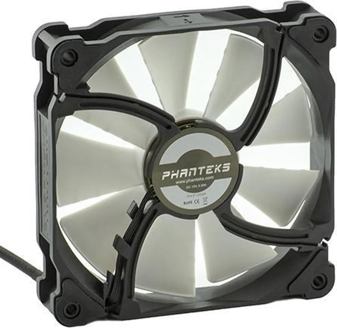 Phanteks PH-F120XP Ventilator - Zwart/Wit
