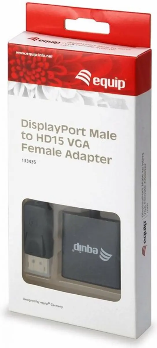 Equip 133435 DisplayPort naar VGA Adapter - Zwart - afbeelding 4 van 4