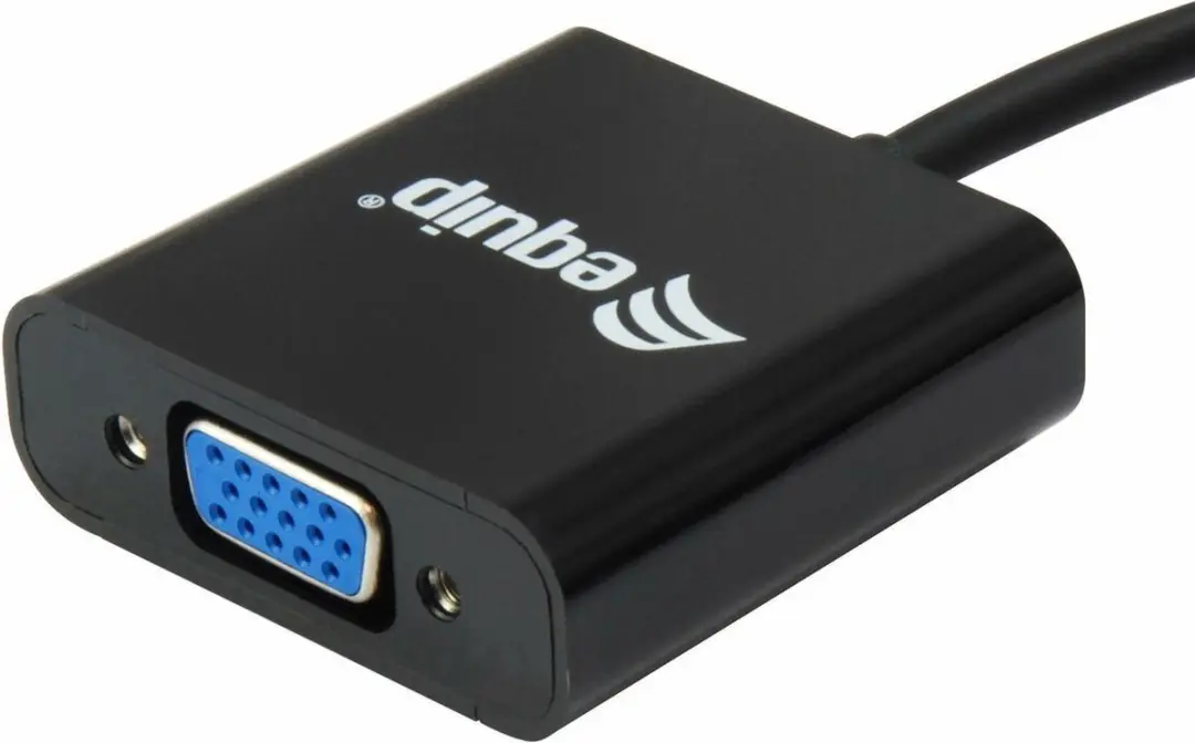 Equip 133435 DisplayPort naar VGA Adapter - Zwart - afbeelding 2 van 4