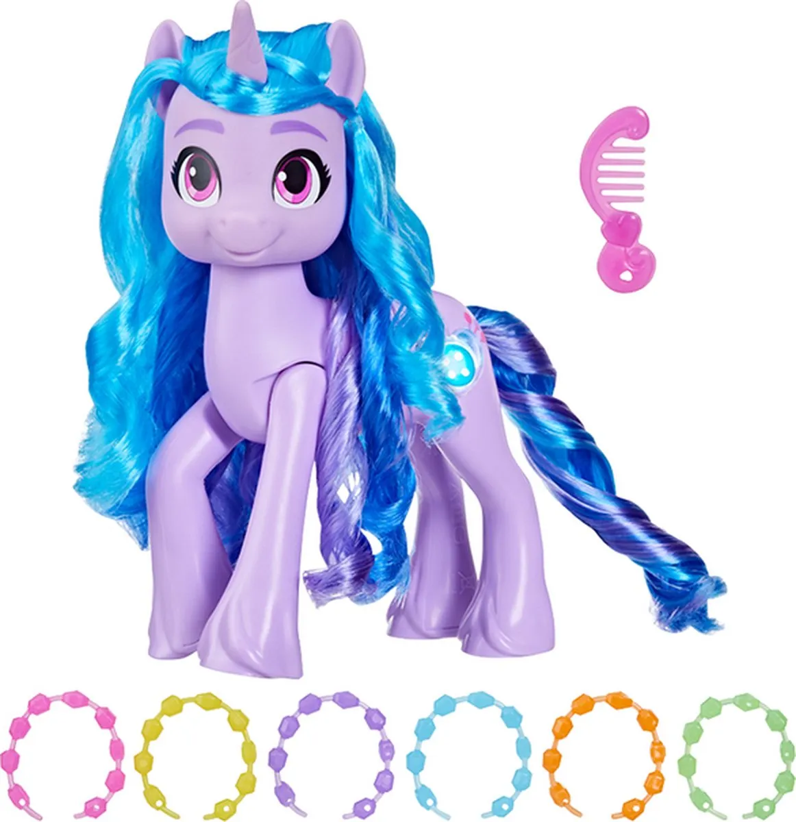My Little Pony See You Sparkle Izzy Moonbow Speelfiguur - F3870 - Multikleur - afbeelding 6 van 6