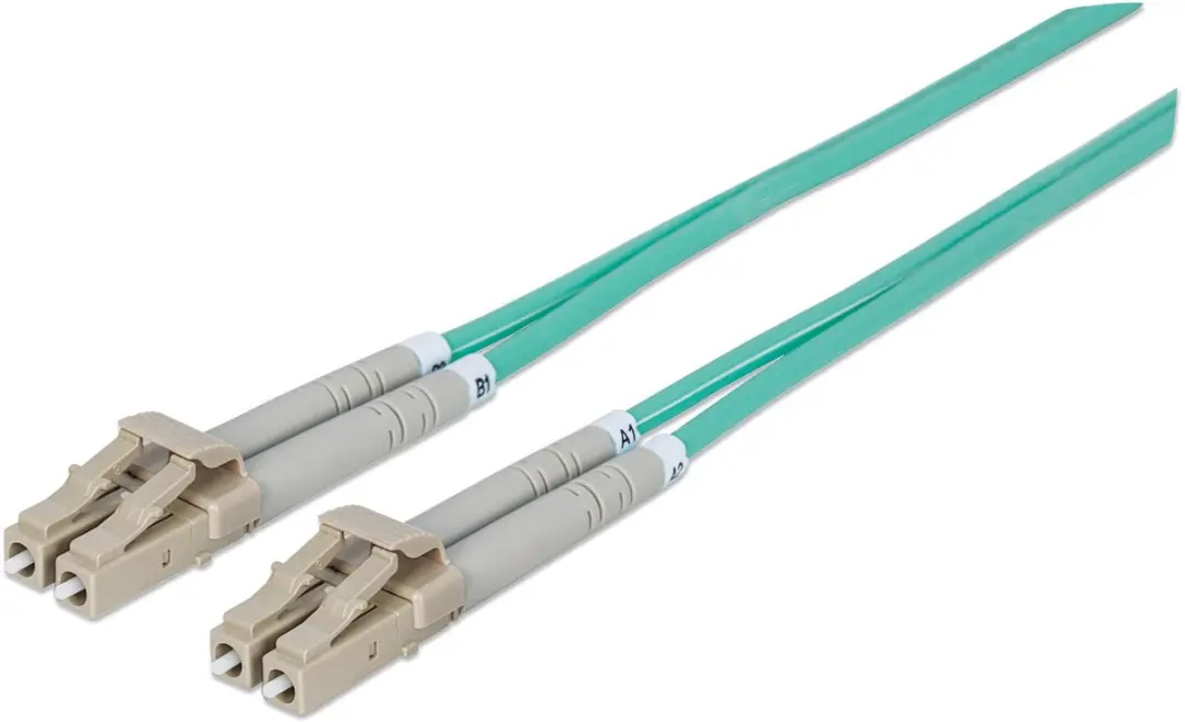 Intellinet 750066 Glasvezelkabel OM3 LC Aqua 3m