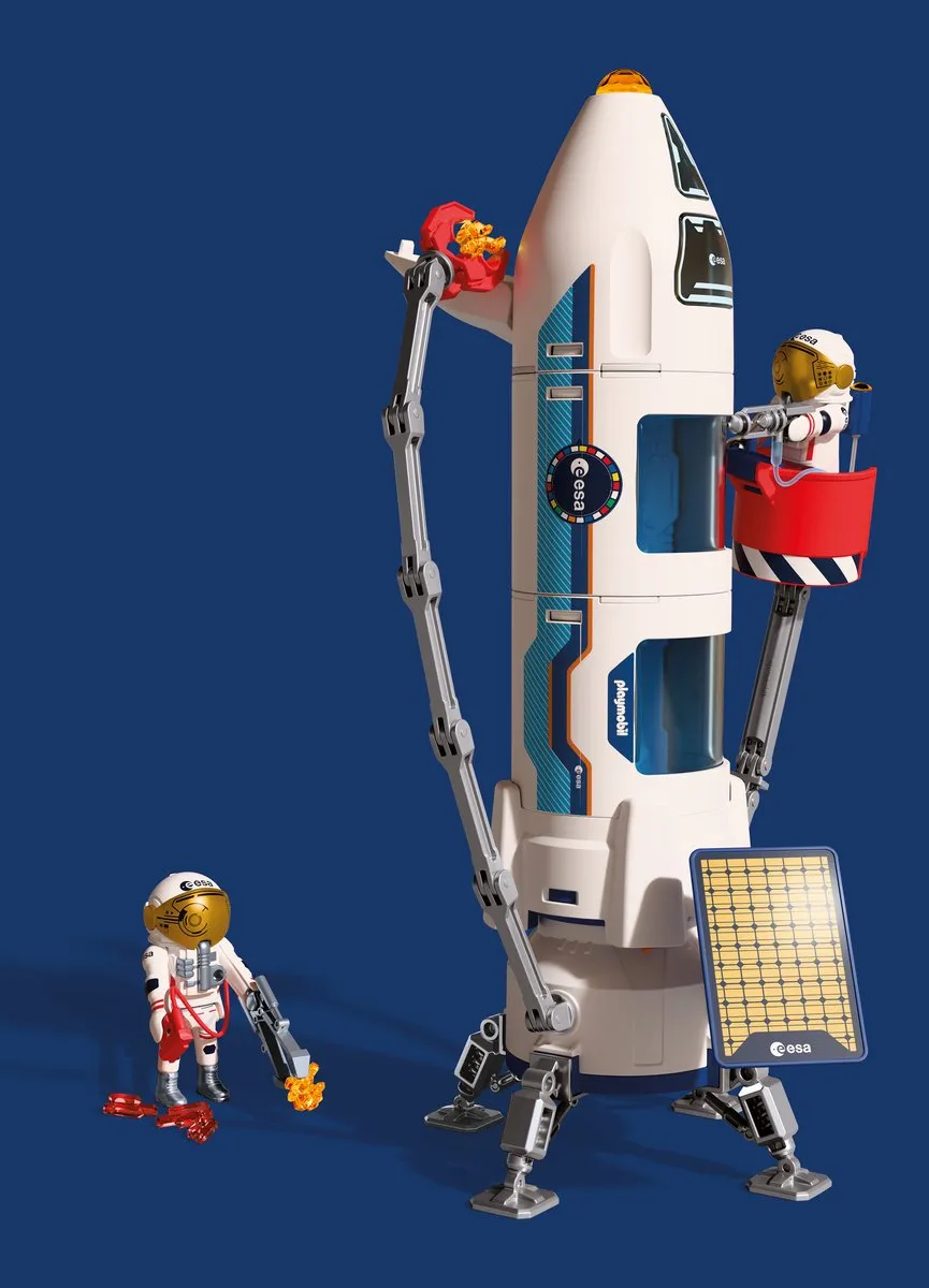 Playmobil Space ESA Mars Research Rocket 72011 - Meerkleurig