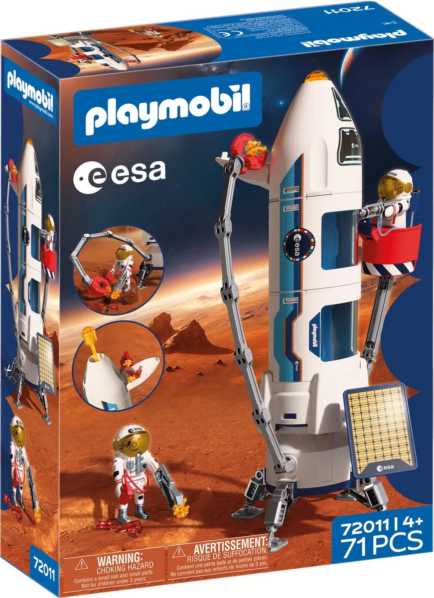 Playmobil Space ESA Mars Research Rocket 72011