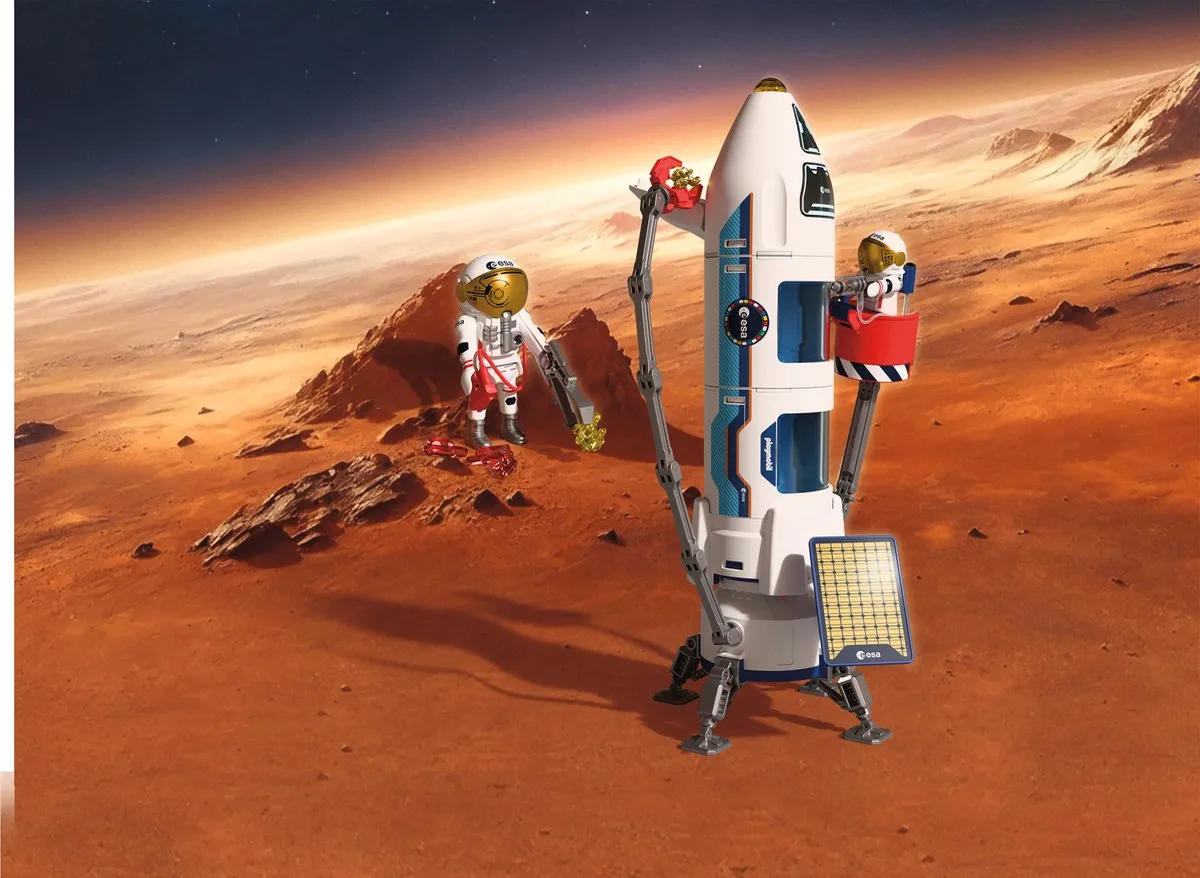 Playmobil Space ESA Mars Research Rocket 72011 - Meerkleurig