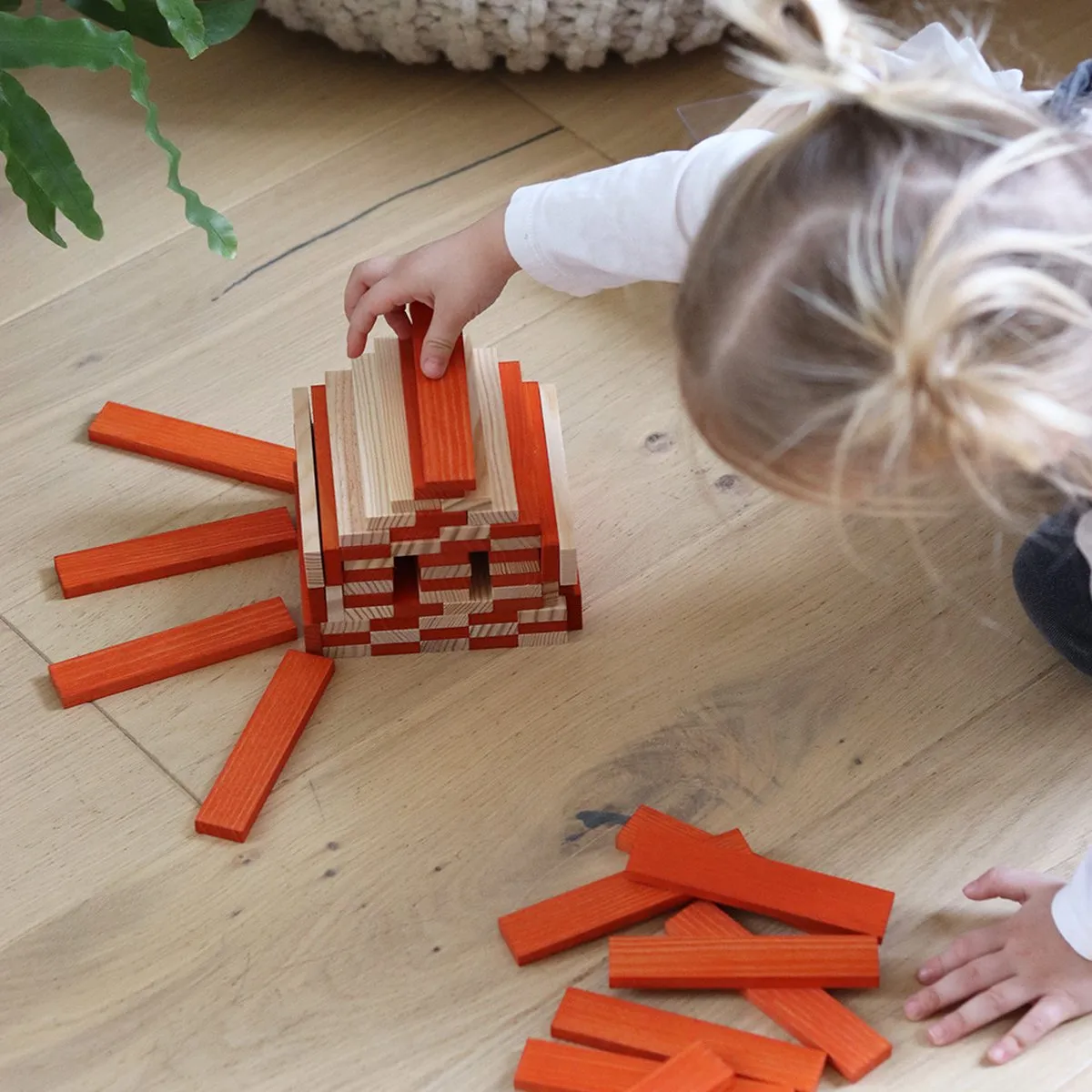 KAPLA Constructiespeelgoed Oranje - 40 Plankjes