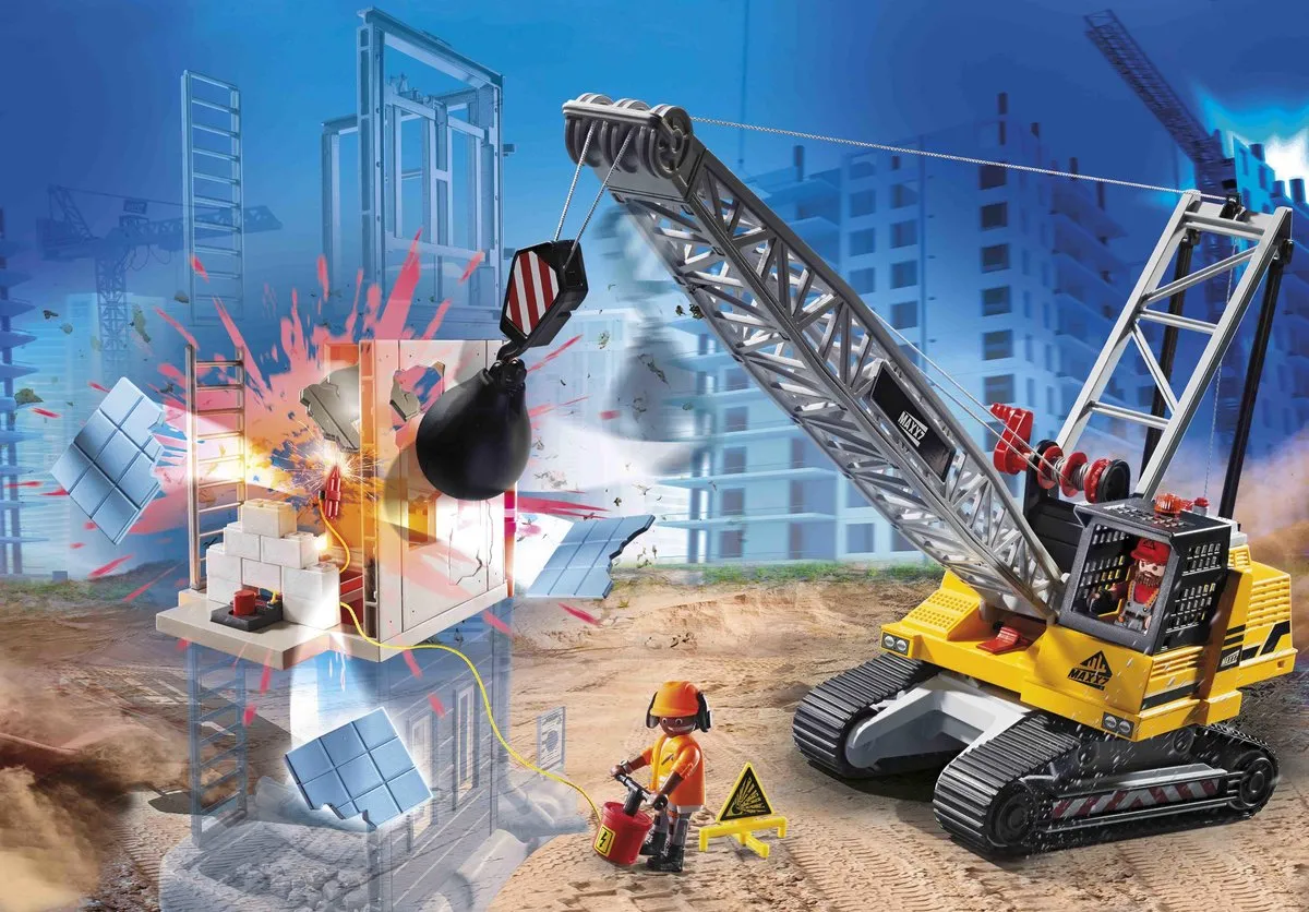 Playmobil City Action Kabelgraafmachine 70442 - Multicolor