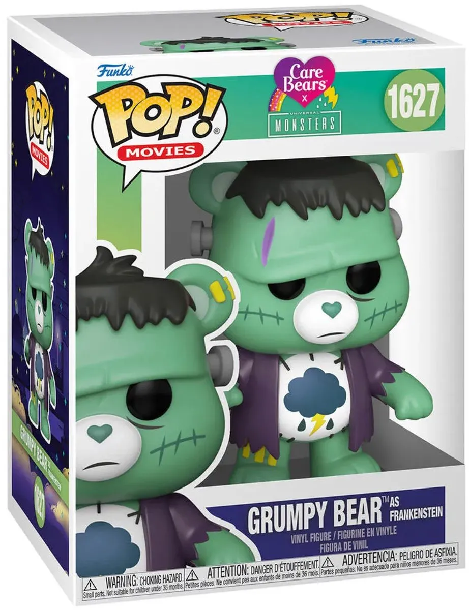 Funko Care Bears x Universal Monsters Grumpy Bear Frankenstein Pop! - 1627 - afbeelding 6 van 6