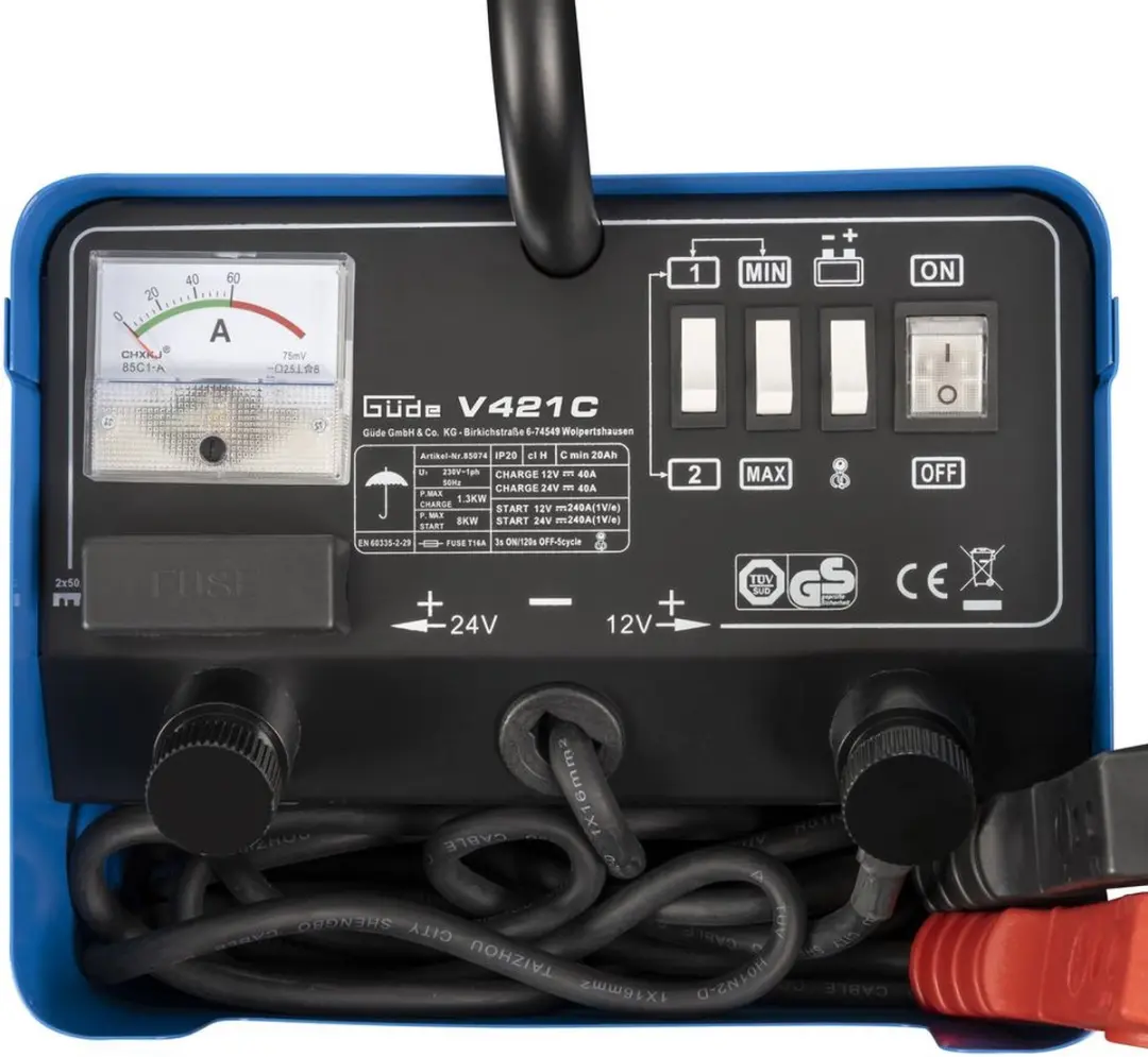 Güde V 421 C Acculader - 8000W - Loodzuur