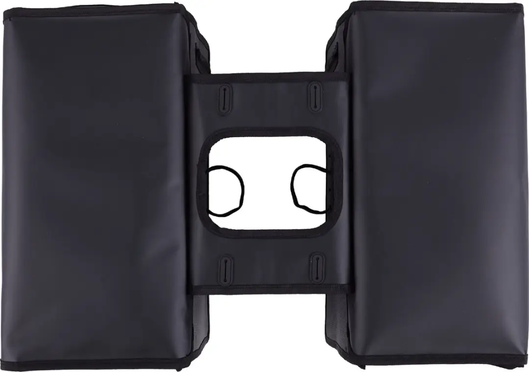 Willex Dubbele Fietstas 40L - Zwart