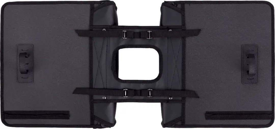 Willex Dubbele Fietstas 40L - Zwart