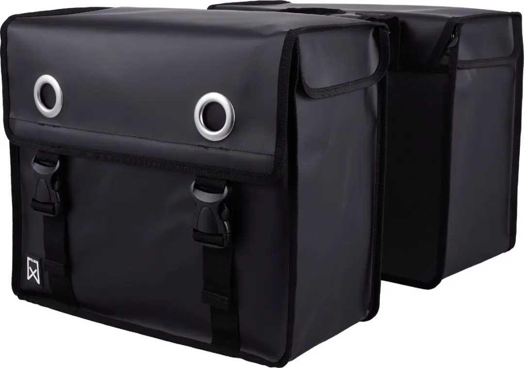 Willex Dubbele Fietstas 40L - Zwart