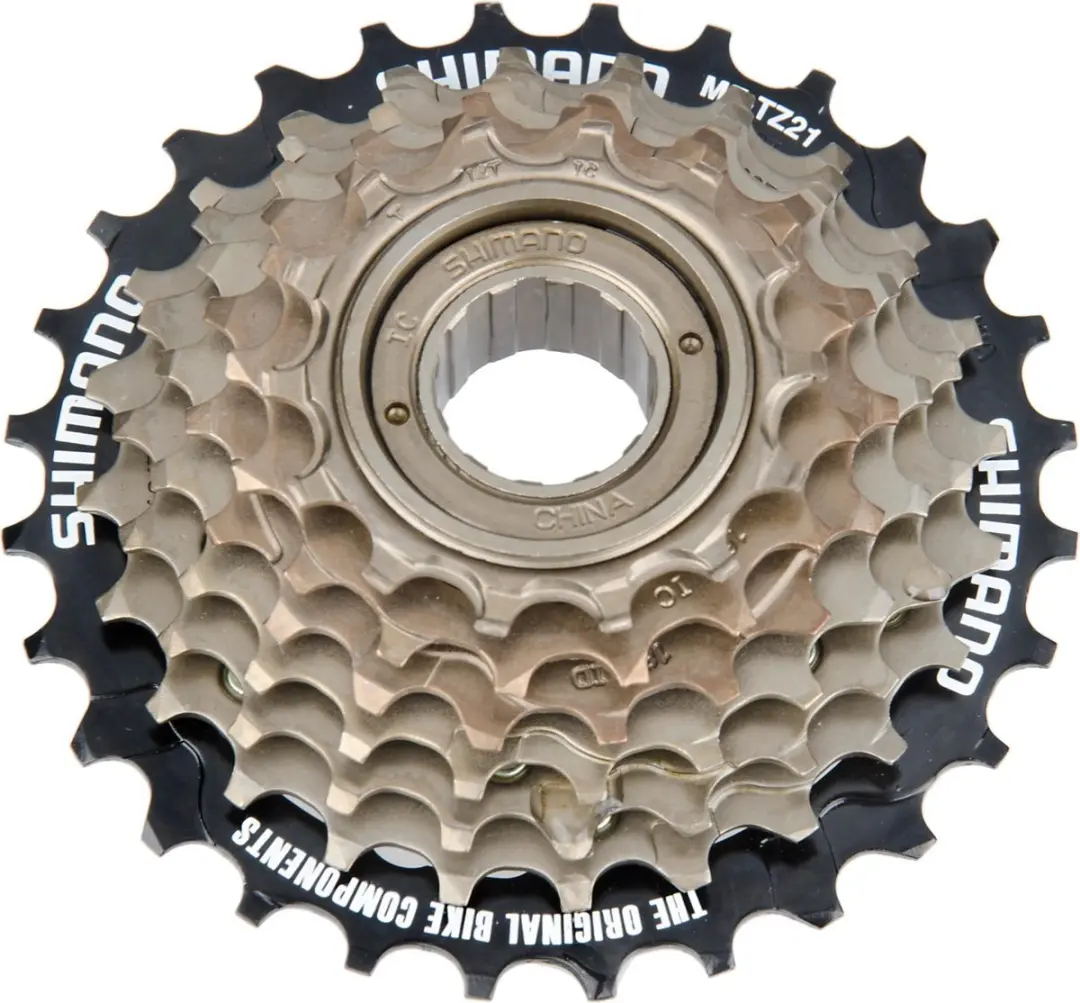 Shimano Cassette Freewheel Mf-tz500 7s 14-28t Staal Zilver