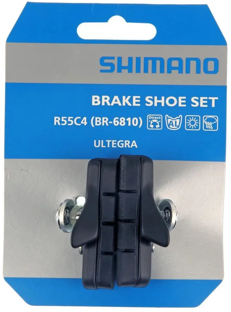Shimano Remblokken 105 Br-5810 V-brake 54 Mm Zwart 2 Stuks