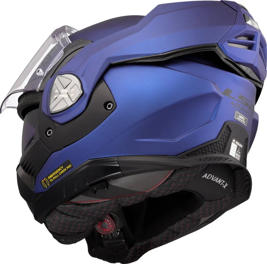 LS2 FF901 Advant X Solid Navy Systeemhelm - Maat XS