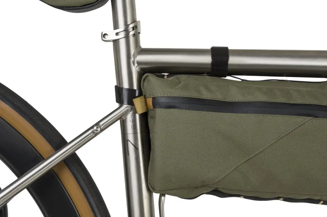 AGU Bikepacking Tube Frametas Venture Fietstas - 5,5L - Legergroen