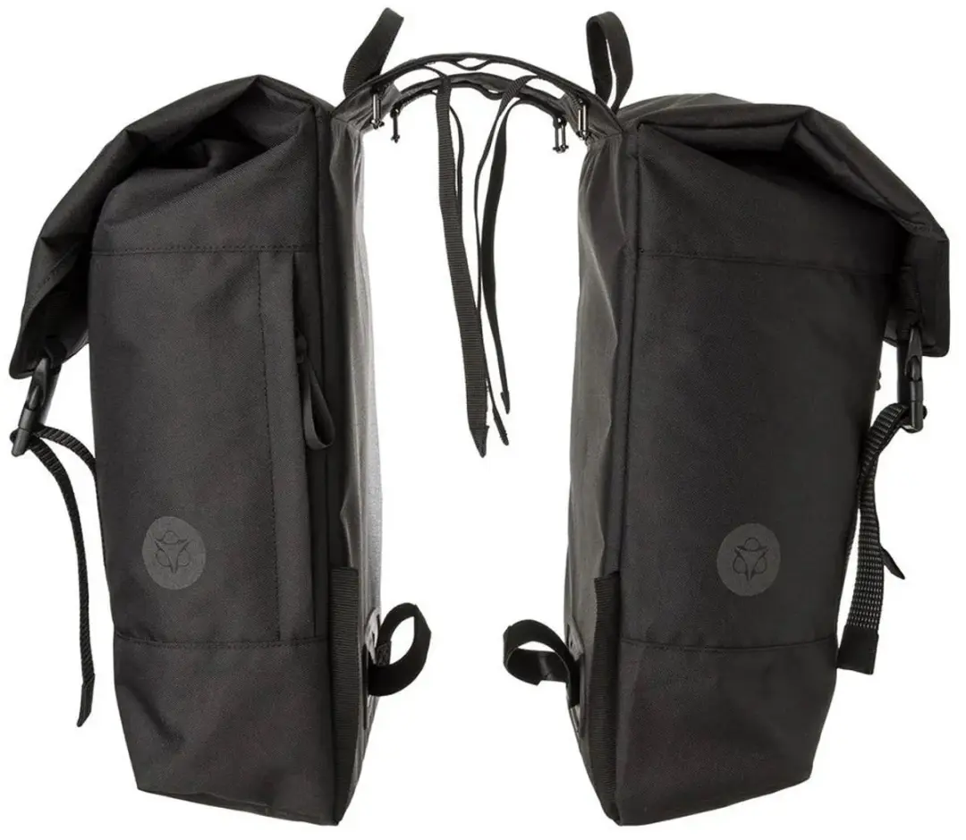 AGU Essentials DWR Dubbele Fietstas Urban Klickfix - 36L - Zwart