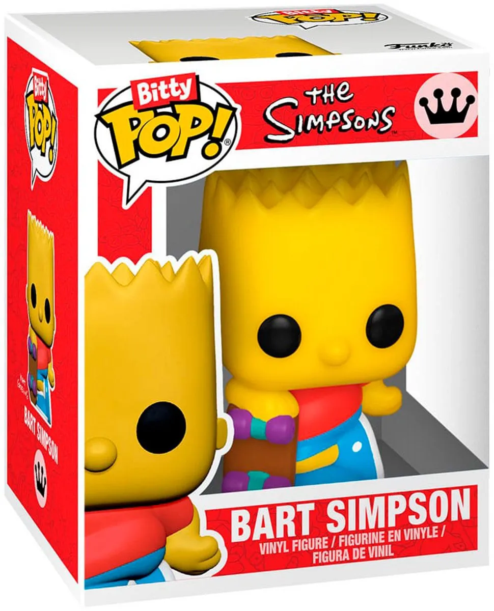Funko Bitty Pop! The Simpsons - Bart Simpson/Mr. Burns/Krusty the Clown - Multicolor