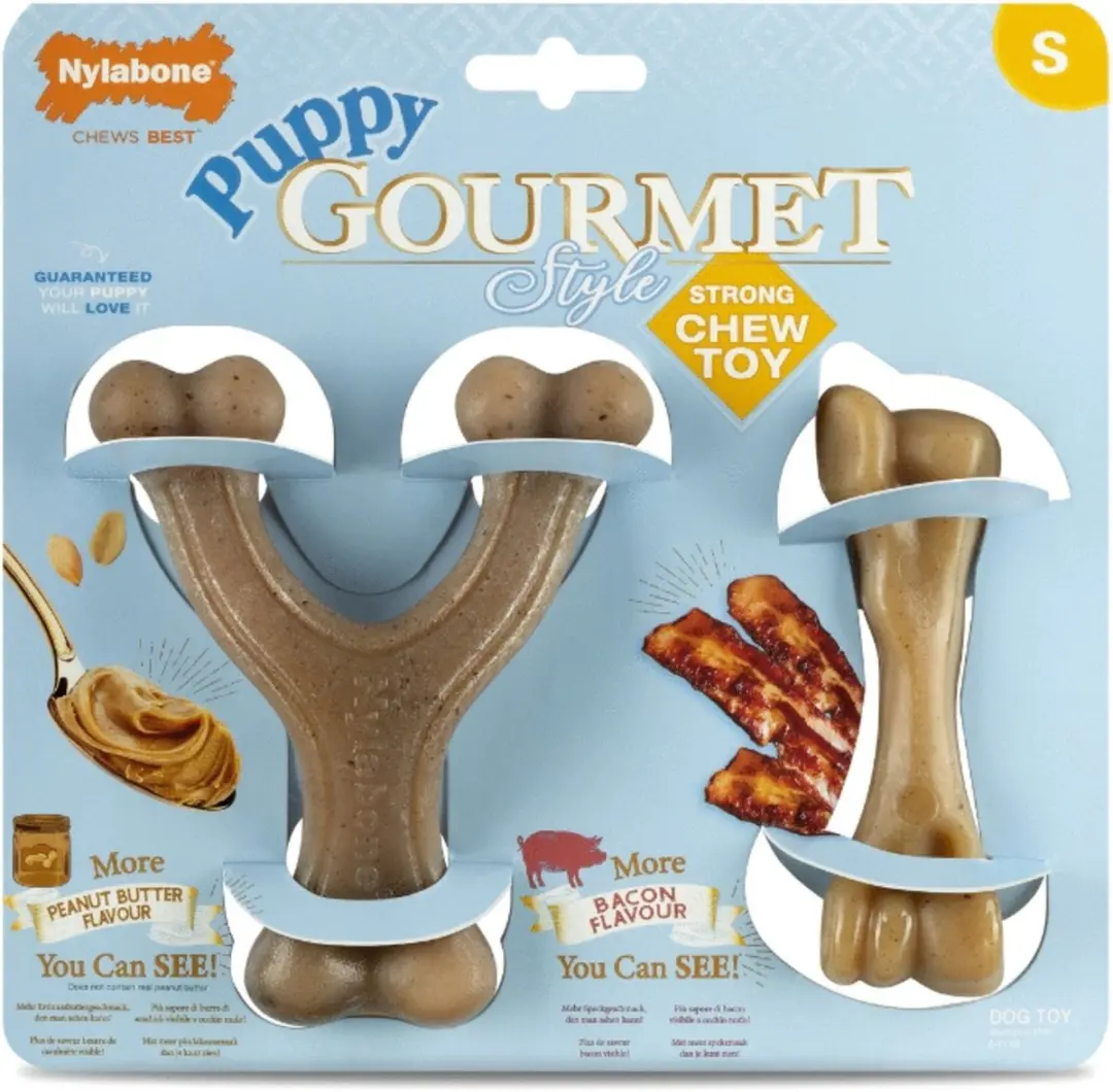 Nylabone Puppy Gourmet Twin Pack