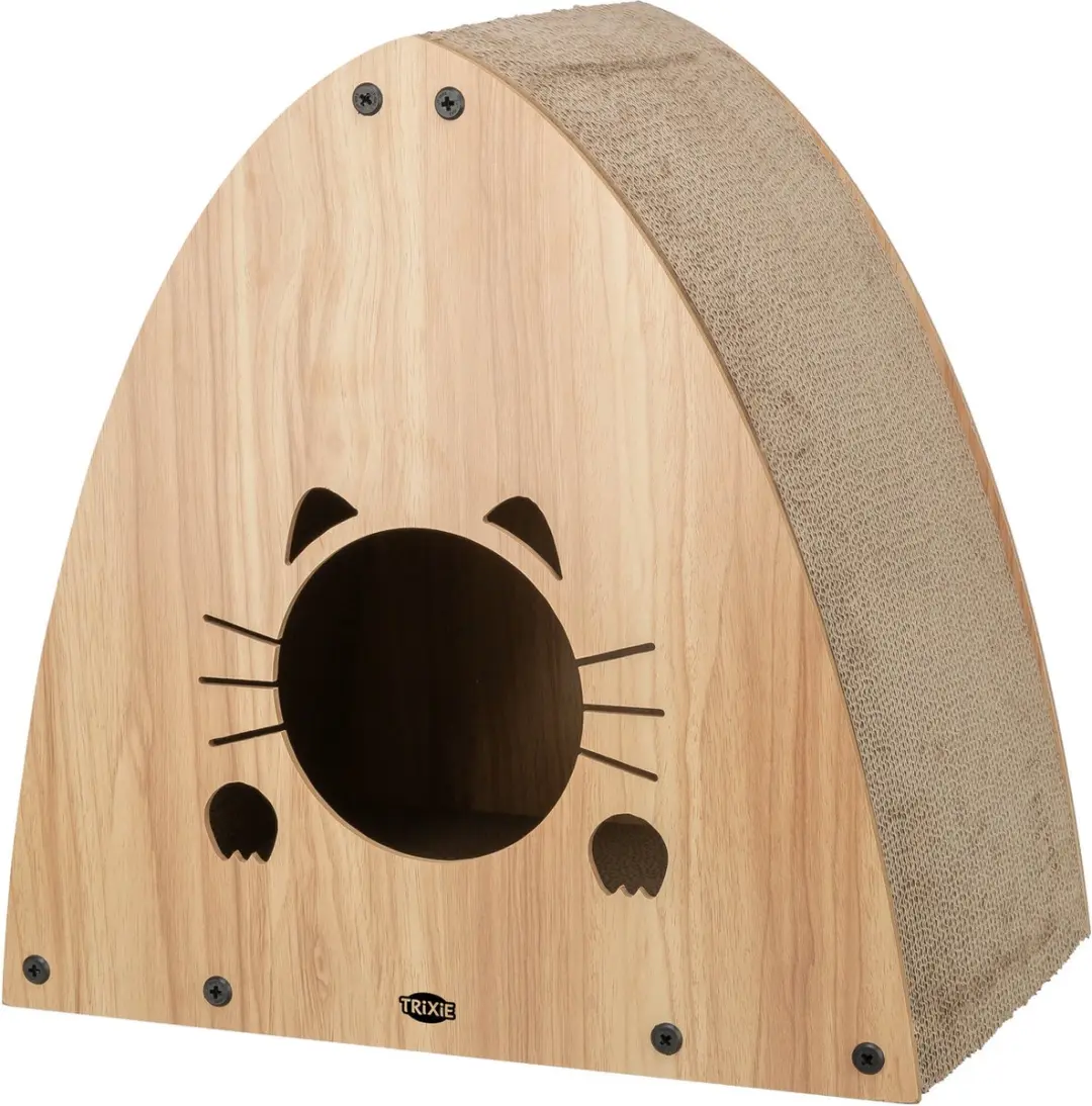 Trixie krabhuis mdf lichtbruin 48x28x48 cm