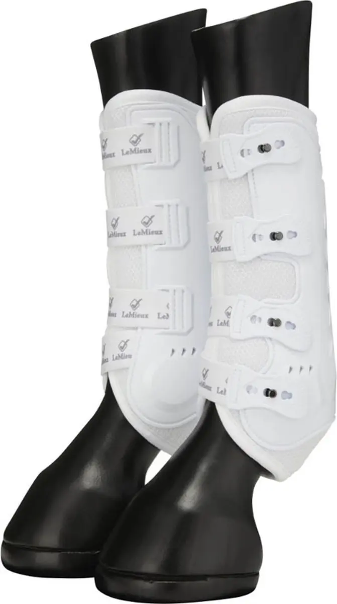 Lemieux Ultramesh Snug Boots Hind Beenbeschermers - M - Wit