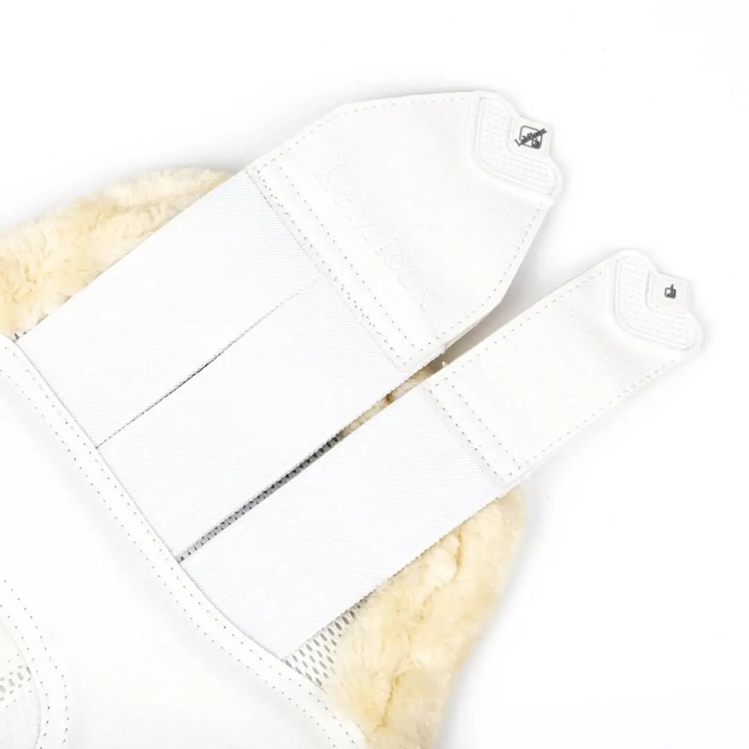Lemieux Fleece Edge Beenbeschermers XL - Wit-beige