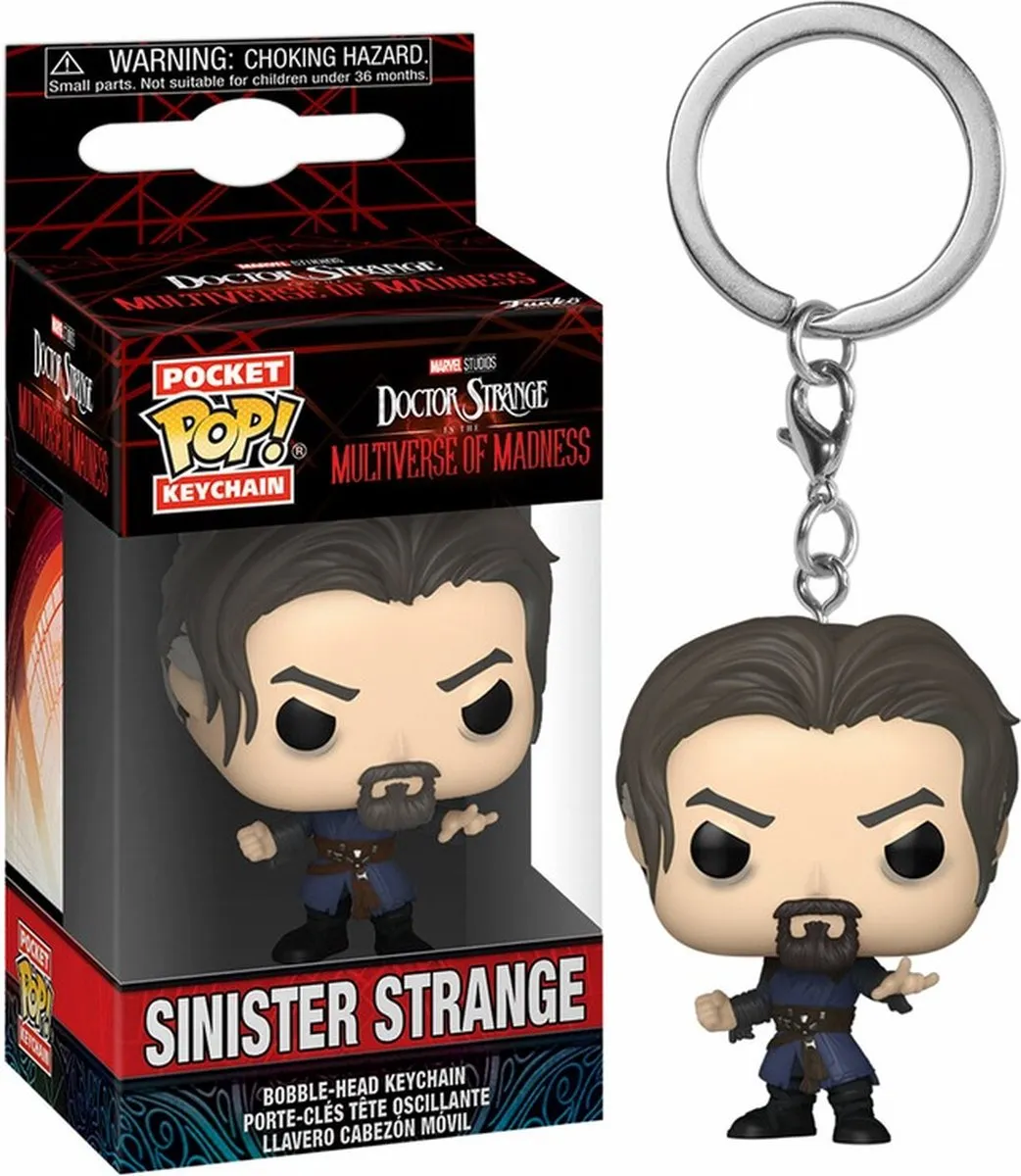 Funko Pocket Pop! Keychain Doctor Strange Multiverse of Madness - Sinister Strange - Veelkleurig
