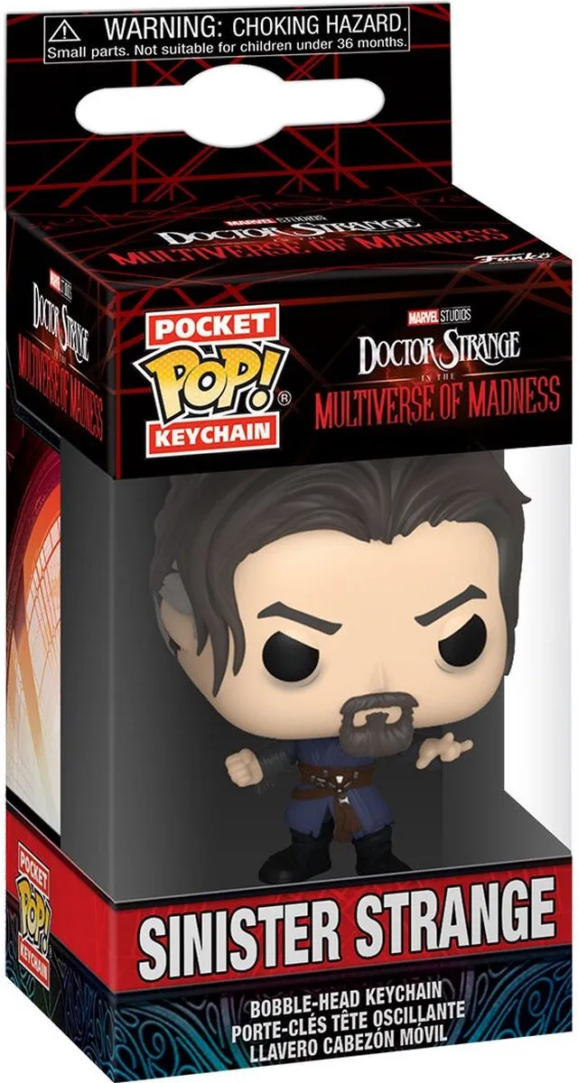 Funko Pocket Pop! Keychain Doctor Strange Multiverse of Madness - Sinister Strange - Veelkleurig