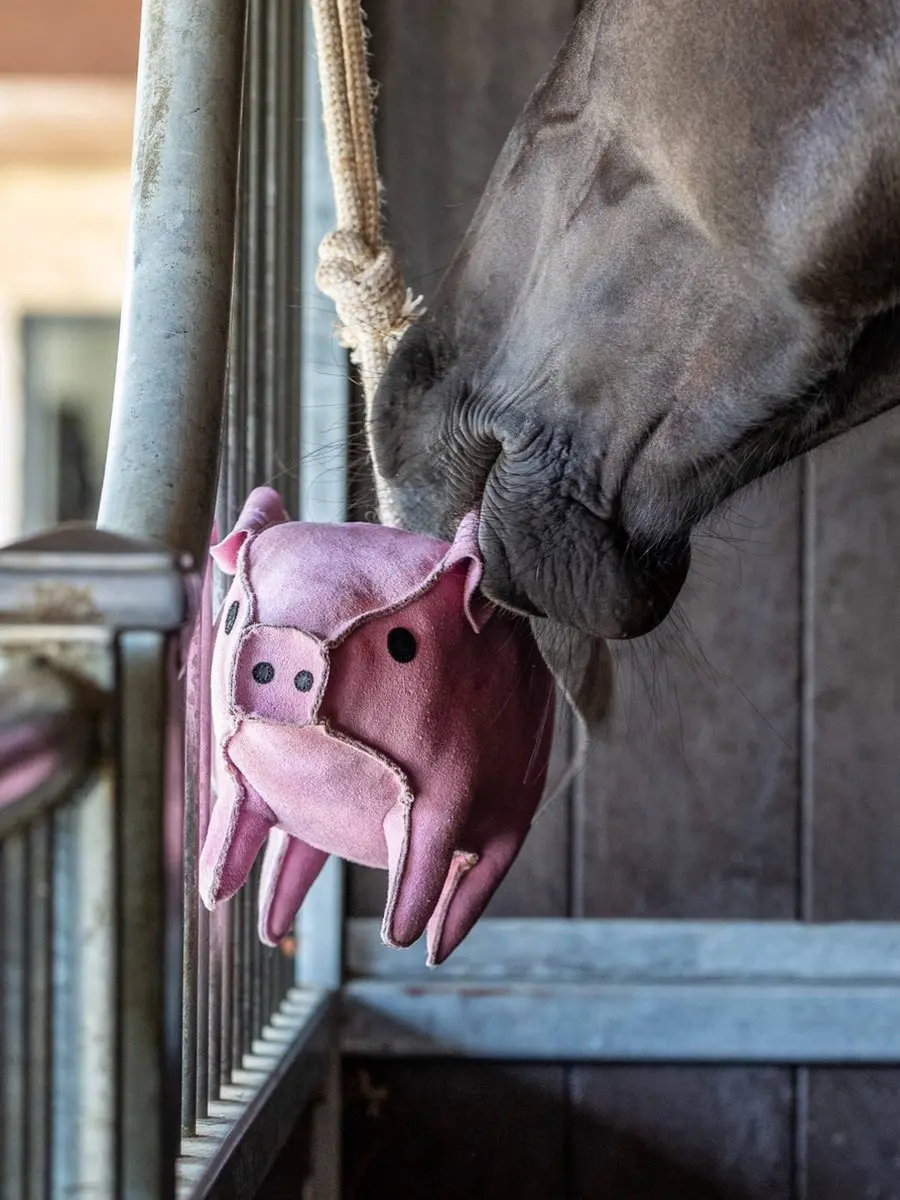 Lemieux Horse Toy Flying Pig Roze