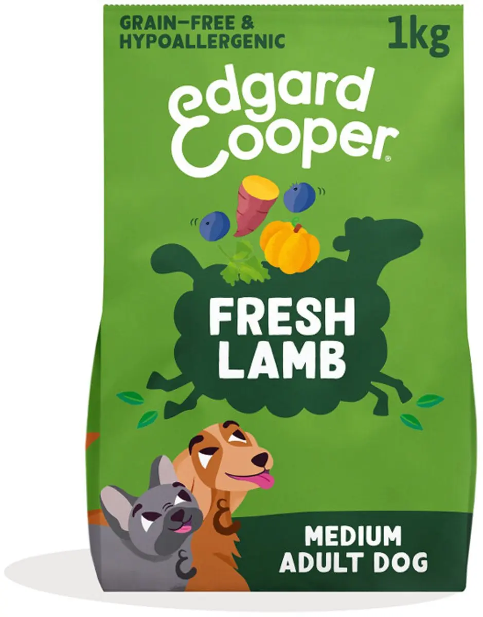 Edgard & Cooper Medium Adult Lam 1kg