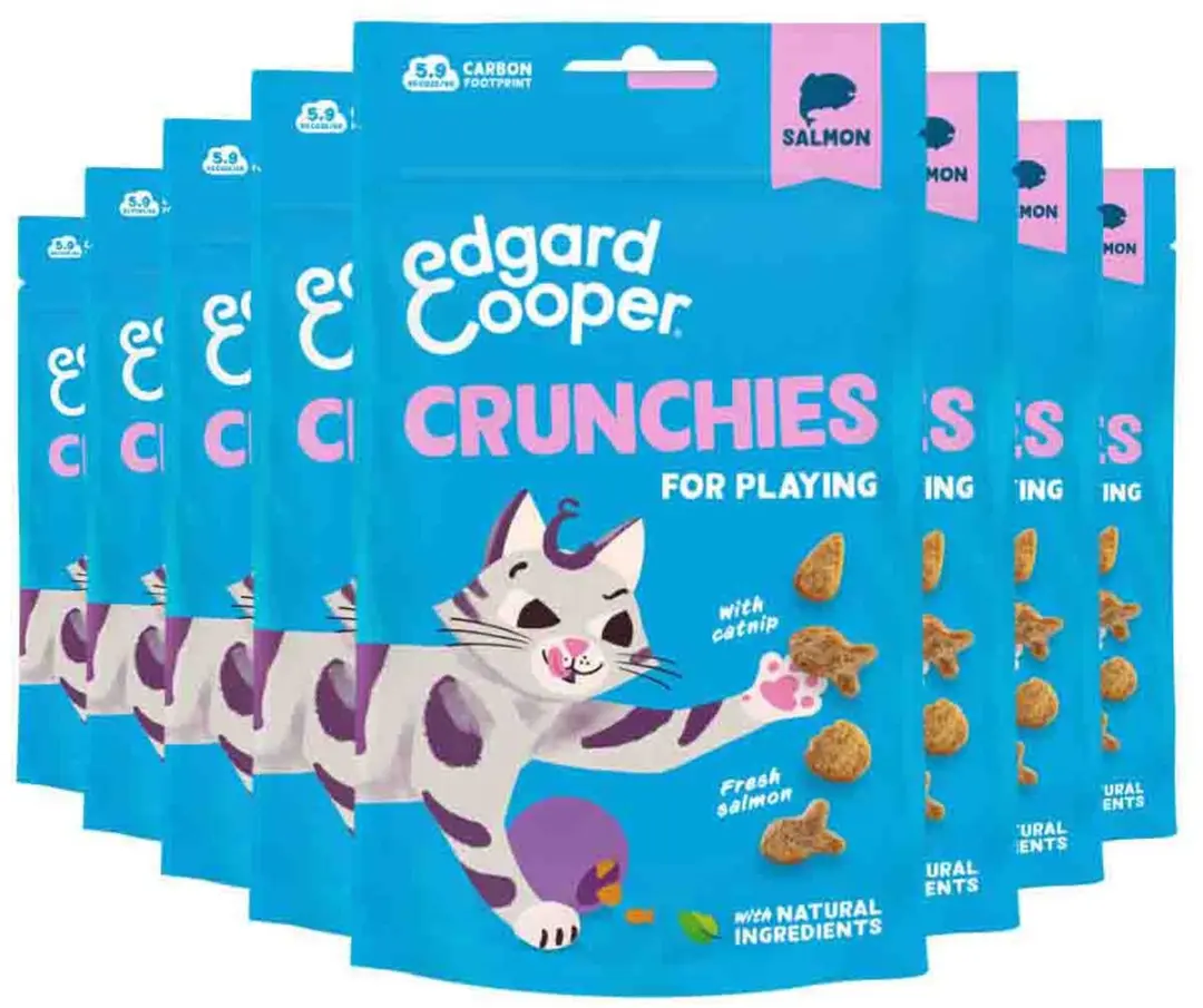 Edgard & Cooper Adult Crunchies Kattensnack Zalm