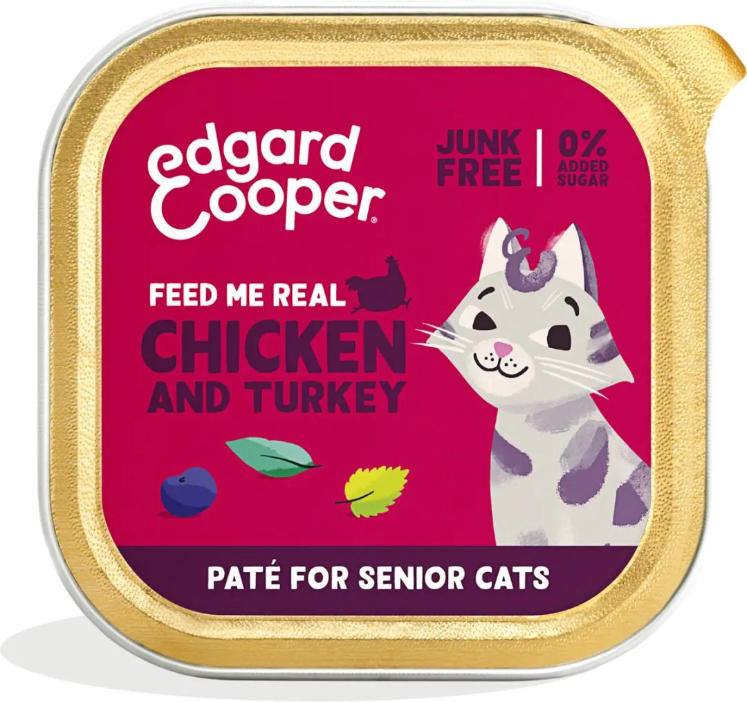 Edgard & Cooper Senior Pate Kip - Kalkoen 85g