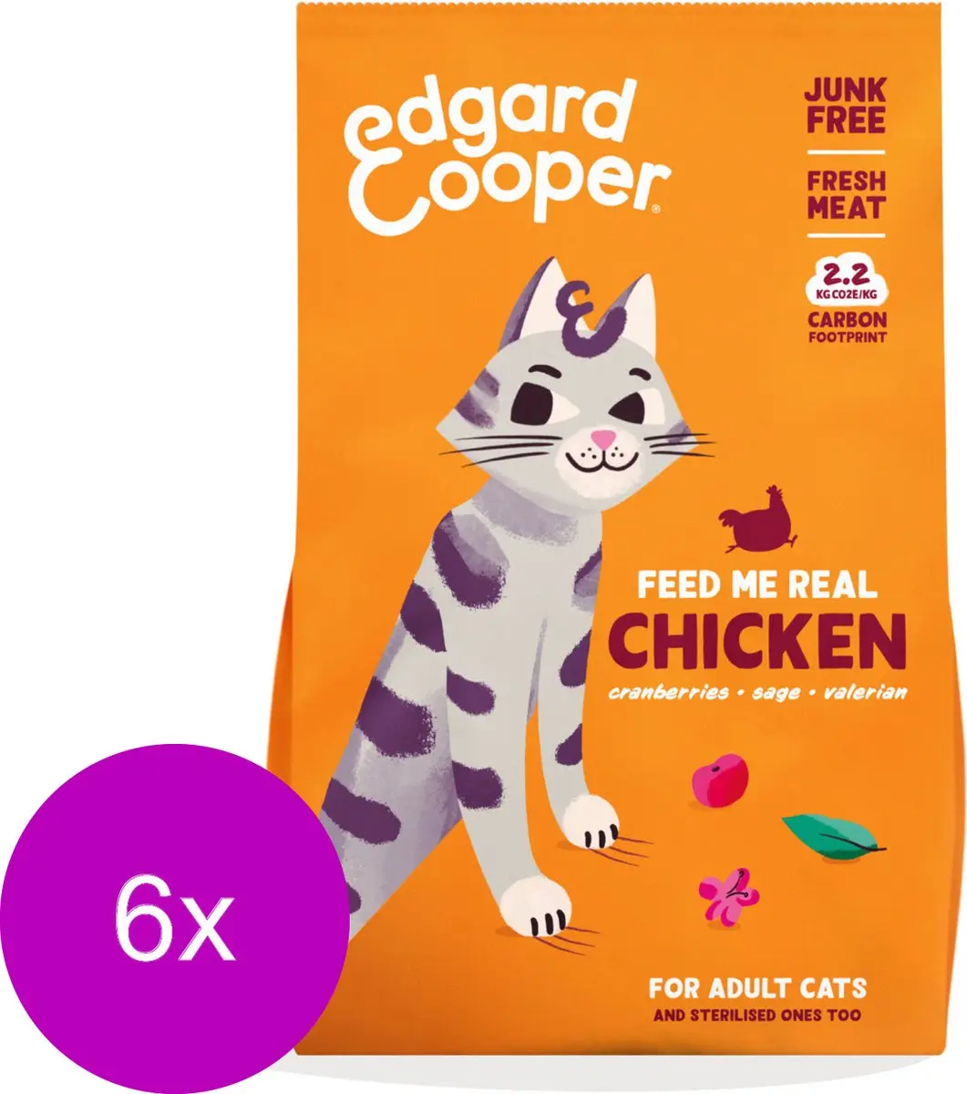 Edgard & Cooper Kattenvoer Kip 325g