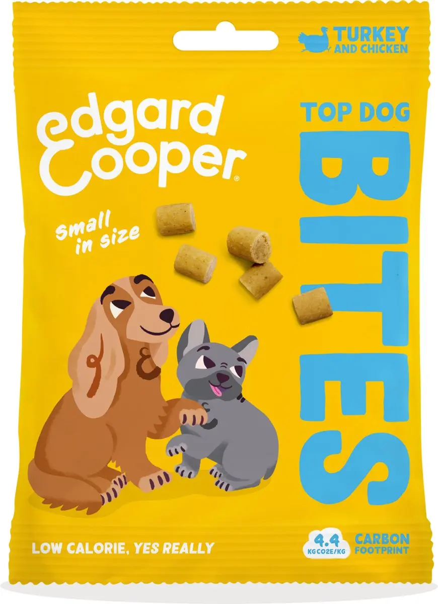 Edgard & Cooper Bites Small Kalkoen 50g
