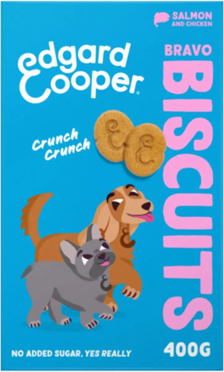 Edgard & Cooper Biscuit Hondensnacks Zalm 400g