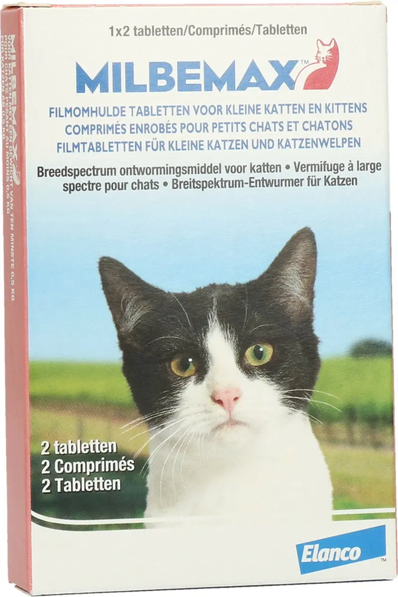 Milbemax Kitten & Kat Anti-wormenmiddel 2 tabletten