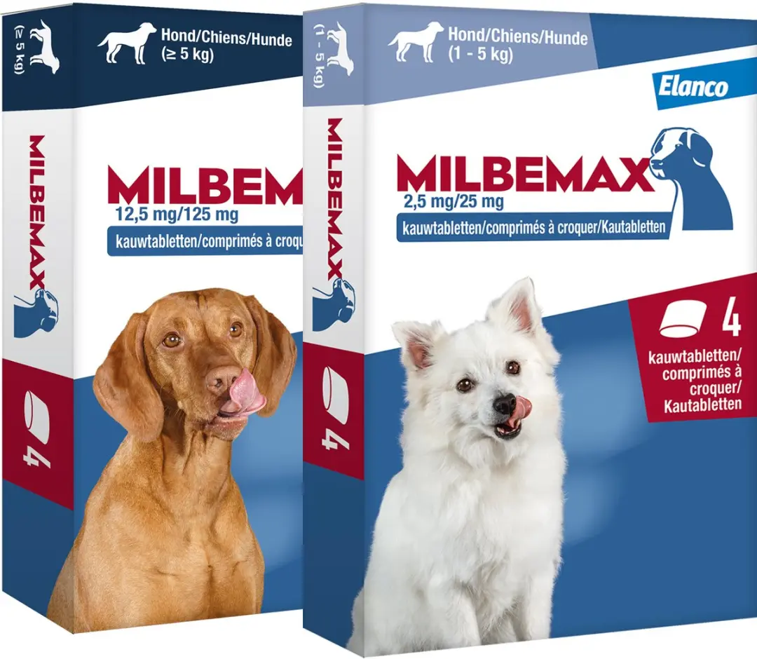 Milbemax Kleine Hond / Puppy Kauwtabletten