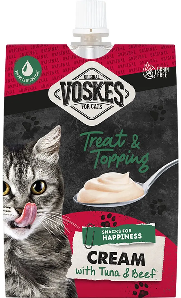 3 x Voskes Cream Kattensnack