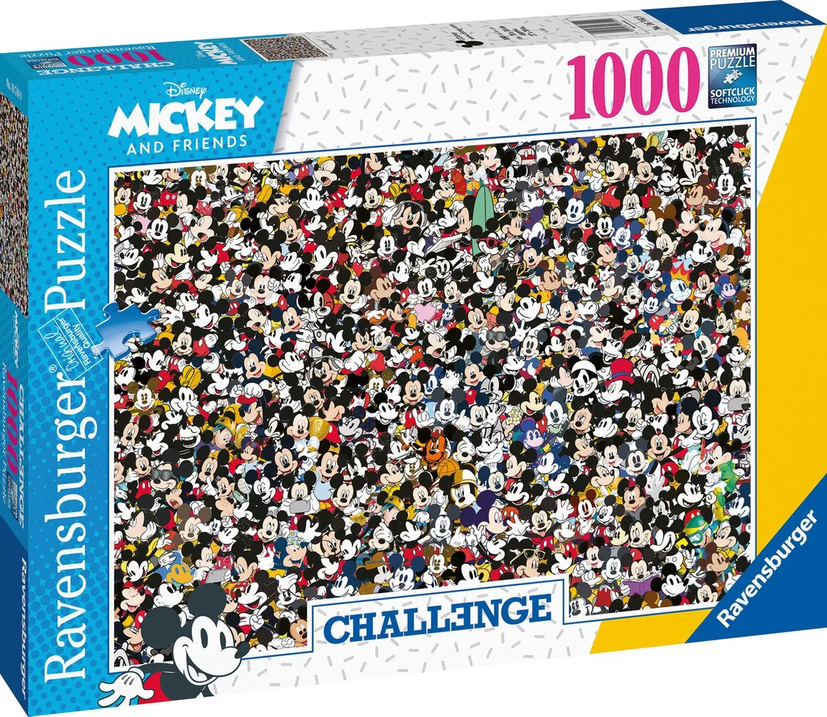 Ravensburger Challenge Mickey Legpuzzel 1000 Stuks - Multicolor