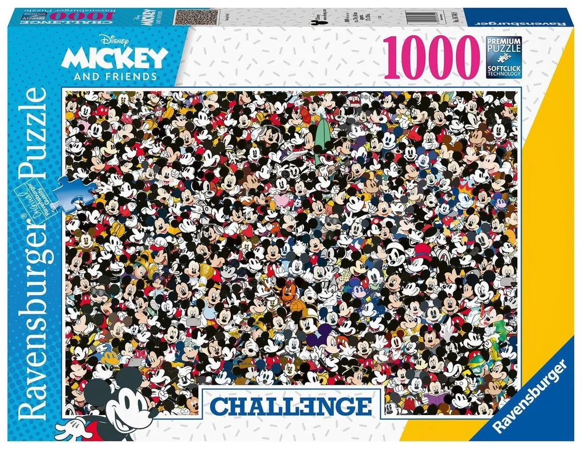 Ravensburger Challenge Mickey Legpuzzel 1000 Stuks