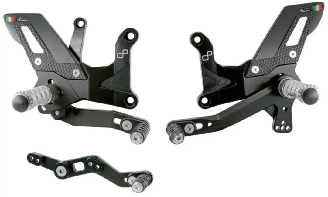 Lightech Adjustable Aanpasbare Voetsteunen Zilver