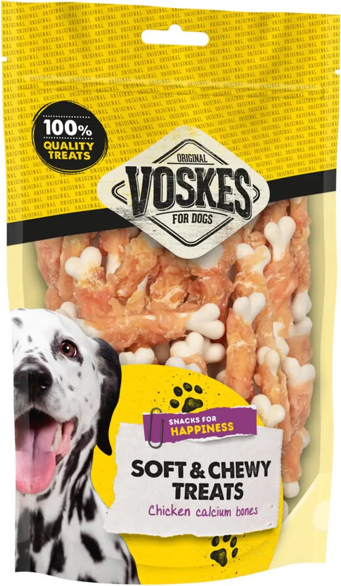 Voskes Calcium Botjes Kip - 15x400g