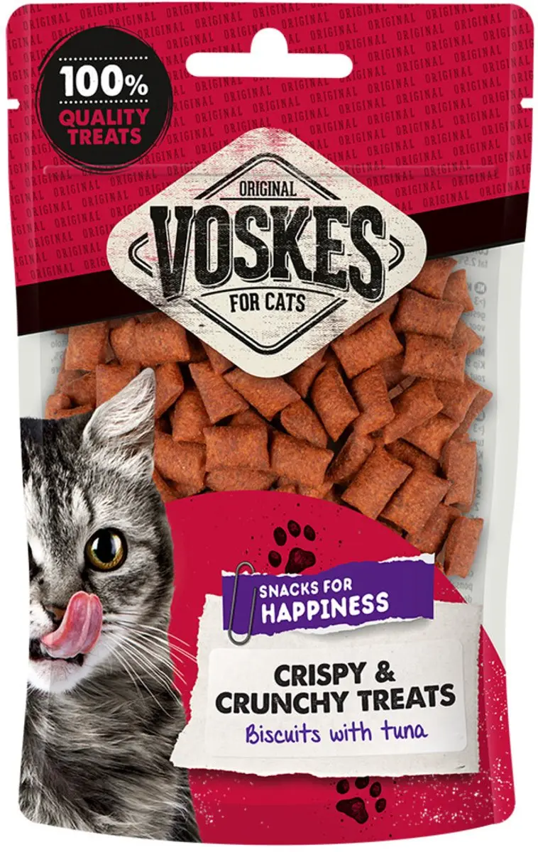 Voskes Kattensnacks Crispy & Crunchy Tonijn