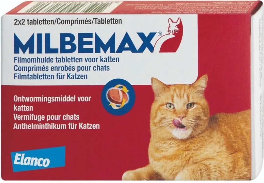Milbemax Kat Ontwormingsmiddel 2x2 Tabletten