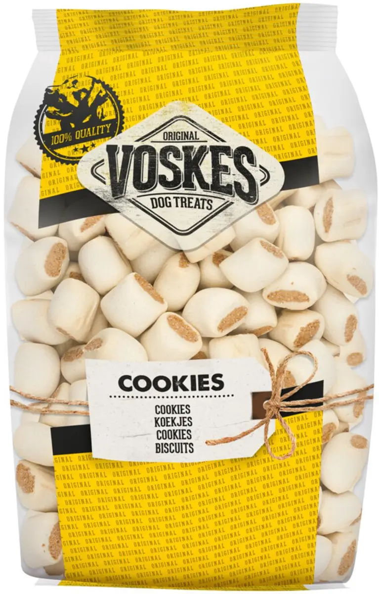 Voskes Hondensnacks Mini Merg Rund 400g
