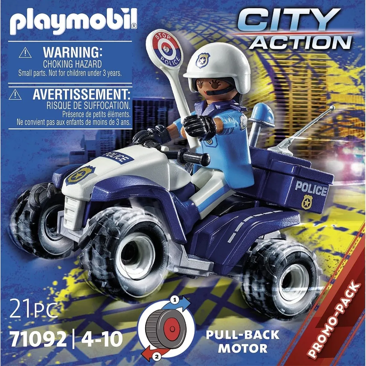 Playmobil City Action Speed Quad 71092 - Politie