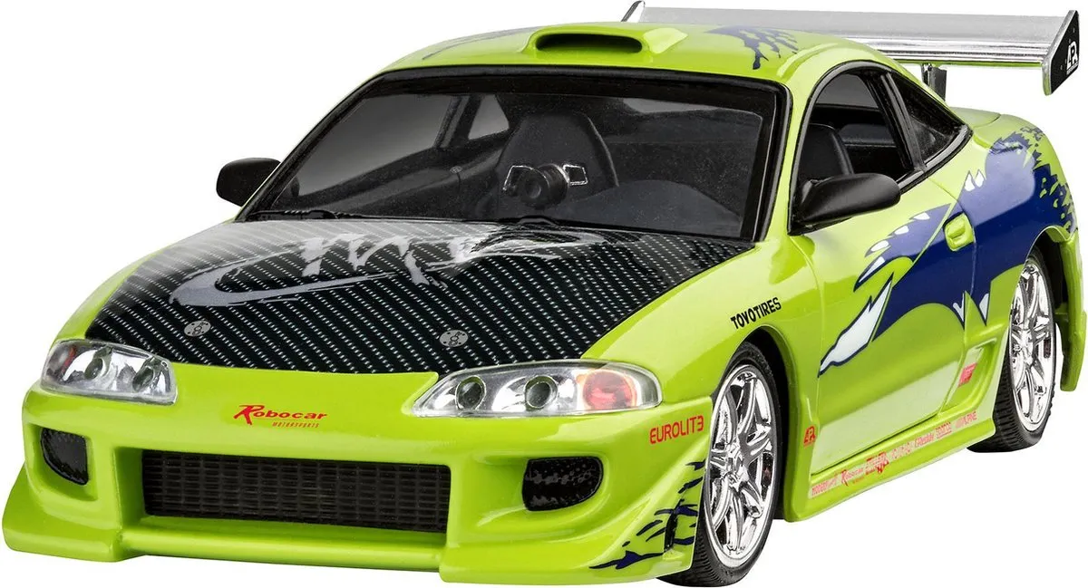 Revell 67691 Fast & Furious Brian's Eclipse 1:25 Modelbouwpakket - 75 Onderdelen - Multi