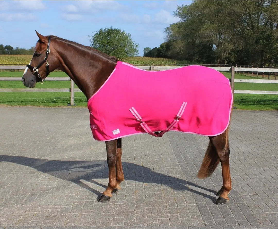 QHP Zweetdeken 100cm Donkerroze